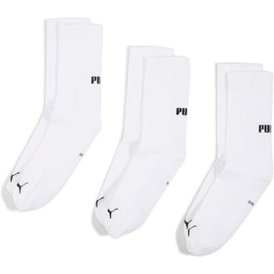 PUMA UNISEX CUSHIONED NEXT CREW 3P, Vit, 43/46 EU PUMA UNISEX CUSHIONED NEXT CREW 3P, Vit, 43/46 EU