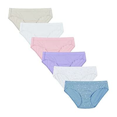 Hanes Dam Pure Comfort Hipster 6-pack, BLANDAT, 34 Hanes Dam Pure Comfort Hipster 6-pack, BLANDAT, 34