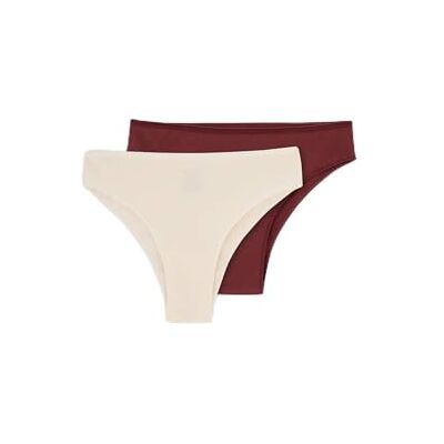 Dagi Kvinnors Multi Colour 2-pack normal midja Brazillian, flerfärgad färg, XS, Mångfärgad, XS Dagi Kvinnors Multi Colour 2-pack normal midja Brazillian, flerfärgad färg, XS, Mångfärgad, XS