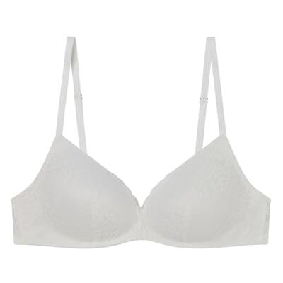 women'secret Frozen Collection BH, vit, 100B triangel-bh för kvinnor women'secret Frozen Collection BH, vit, 100B triangel-bh för kvinnor