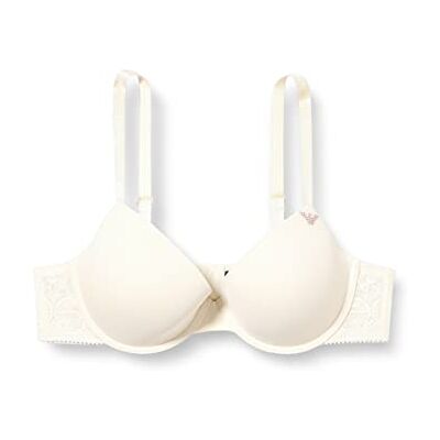 Giorgio Armani Underkläder kvinnors andra hud mikrofiber & spets push up bra, yoga bälte 32B, Yogurt, B Giorgio Armani Underkläder kvinnors andra hud mikrofiber & spets push up bra, yoga bälte 32B, Yogurt, B