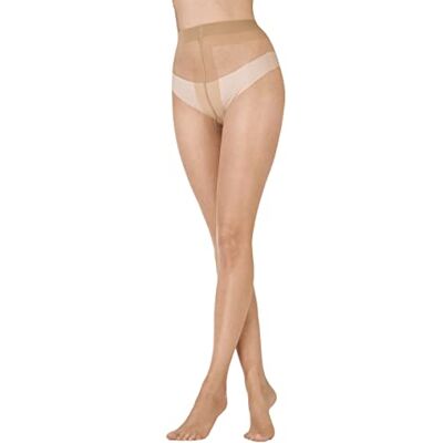Pretty Polly Dam Naturals Skin Tone Tights Strumpbyxor, 7 DEN (förpackning med 3), Beige (Shd2 Shade 2), En Storlek Pretty Polly Dam Naturals Skin Tone Tights Strumpbyxor, 7 DEN (förpackning med 3), Beige (Shd2 Shade 2), En Storlek