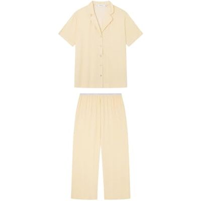 women'secret Pyjamas Kortärmad Soft Touch Sommar Spel Dam, Gul, M women'secret Pyjamas Kortärmad Soft Touch Sommar Spel Dam, Gul, M