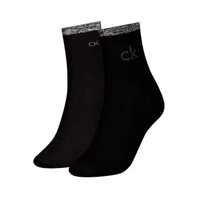 Calvin strumpor kvinnor kort strumpa 2P blank logotyp, Svart, 75-77 EU Calvin strumpor kvinnor kort strumpa 2P blank logotyp, Svart, 75-77 EU