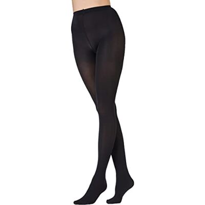 Pretty Polly 80d 3d Premium Opaques Tights för kvinnor, svart (svart svart), M-L UK, förpackning med 1 Pretty Polly 80d 3d Premium Opaques Tights för kvinnor, svart (svart svart), M-L UK, förpackning med 1