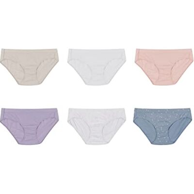Hanes Dam ren komfort hipster 6-pack, blandade, 5, BLANDAT Hanes Dam ren komfort hipster 6-pack, blandade, 5, BLANDAT
