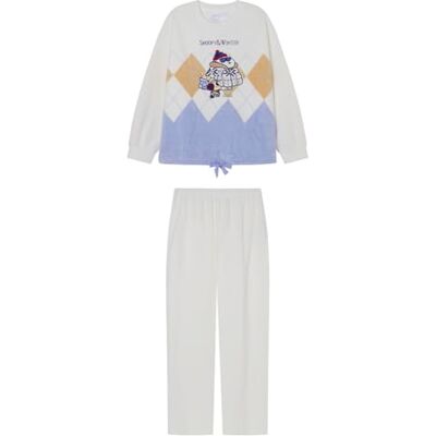 women'secret Lång pyjamas Snoopy Wild Red Collection Pyjama, Vit, XS för kvinnor women'secret Lång pyjamas Snoopy Wild Red Collection Pyjama, Vit, XS för kvinnor