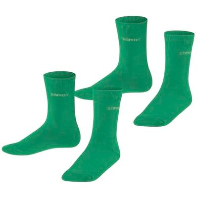 ESPRIT unisex barn fotlogotyp 2-pack strumpor andas hållbar ekologisk bomull förstärkt slitstark halkfri platt söm tryckfri fotspets enfärgad multipack 2 par, Grön (Apple 7200), 23-26 EU ESPRIT unisex barn fotlogotyp 2-pack strumpor andas hållbar ekologisk bomull förstärkt slitstark halkfri platt söm tryckfri fotspets enfärgad multipack 2 par, Grön (Apple 7200), 23-26 EU