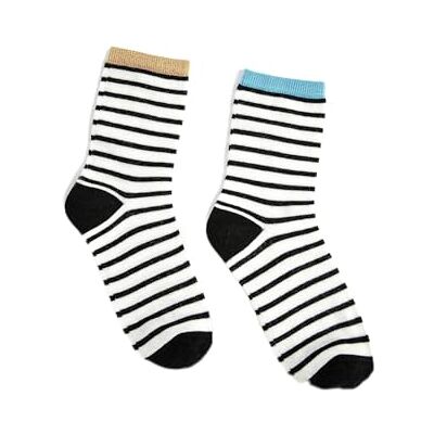 Koton dam randiga 2-pack socket strumpor set, Flerfärgad (blandning), One Size Koton dam randiga 2-pack socket strumpor set, Flerfärgad (blandning), One Size