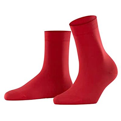 FALKE dam Strumpor Cotton Touch W So bomull enfärgat 1 par, Röd Scarlet 8228, 35-38 FALKE dam Strumpor Cotton Touch W So bomull enfärgat 1 par, Röd Scarlet 8228, 35-38
