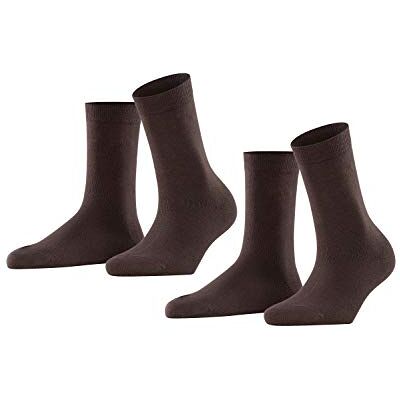 ESPRIT dam Strumpor Uni Multipack W So bomull enfärgat 2 par, Brun Dark Brown 5230, 35-38 ESPRIT dam Strumpor Uni Multipack W So bomull enfärgat 2 par, Brun Dark Brown 5230, 35-38