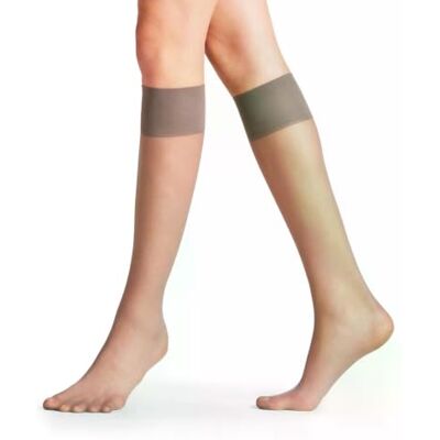 FALKE dam knästrumpor Pure Matt 20 DEN W Kh transparent enfärgad 1 par, grå Iron 3274, 35–38 FALKE dam knästrumpor Pure Matt 20 DEN W Kh transparent enfärgad 1 par, grå Iron 3274, 35–38