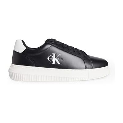 Calvin Herr Chunky Cupsole Mono LTH Ym0ym01317 låg topp, Svart ljus vit, 41 EU Calvin Herr Chunky Cupsole Mono LTH Ym0ym01317 låg topp, Svart ljus vit, 41 EU