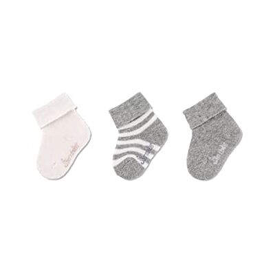 Sterntaler Baby pojkar babystrumpor GOTS strumpor 3-pack Ringel strumpor – strumpor baby – med ringmotiv och uni, Ljusgrå fläckig, 16 EU Sterntaler Baby pojkar babystrumpor GOTS strumpor 3-pack Ringel strumpor – strumpor baby – med ringmotiv och uni, Ljusgrå fläckig, 16 EU
