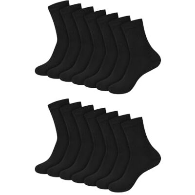 Hanes dam Value, Crew Soft Moisture-wicking Socks, Available in 10 and 14-packs Strumpor (14-pack) Hanes dam Value, Crew Soft Moisture-wicking Socks, Available in 10 and 14-packs Strumpor (14-pack)