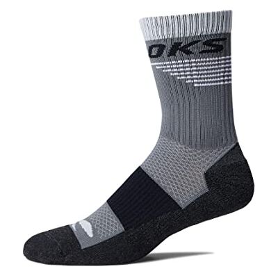 Brooks 280491012 High Point Crew Socks Unisex Vuxen Asfalt/Svart Storlek 25 Brooks 280491012 High Point Crew Socks Unisex Vuxen Asfalt/Svart Storlek 25