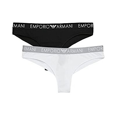 Giorgio Armani Ikoniska bomullsunderkläder för kvinnor, vit, S Giorgio Armani Ikoniska bomullsunderkläder för kvinnor, vit, S