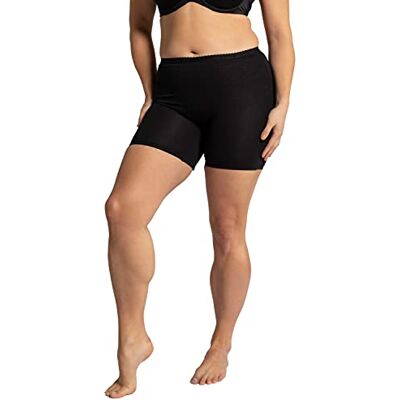 Ulla Popken Panty, Kurze Hose, Elastikbund herrunderkläder dam, Svart, 44-46 Ulla Popken Panty, Kurze Hose, Elastikbund herrunderkläder dam, Svart, 44-46