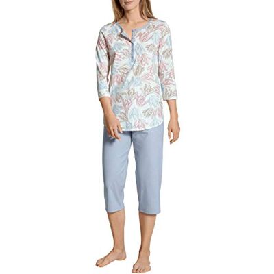 CALIDA Pyjamasset för kvinnor, Blå dimma, 36-38 CALIDA Pyjamasset för kvinnor, Blå dimma, 36-38
