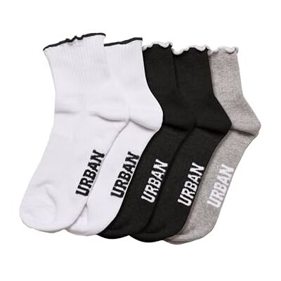 Urban Classics Unisex Girly Small Edge 4-pack strumpor, flerfärgad, 35–38 Urban Classics Unisex Girly Small Edge 4-pack strumpor, flerfärgad, 35–38