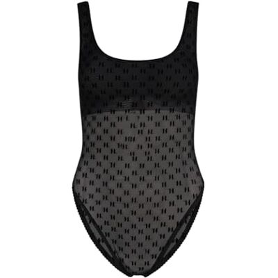 KARL LAGERFELD dam Monogram Mesh Body Underkläder KARL LAGERFELD dam Monogram Mesh Body Underkläder