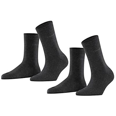 ESPRIT dam Strumpor Uni Multipack W So bomull enfärgat 2 par, Grå Anthracite Melange 3080, 39-42 ESPRIT dam Strumpor Uni Multipack W So bomull enfärgat 2 par, Grå Anthracite Melange 3080, 39-42