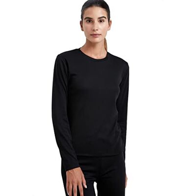 DeFacto Stickad pyjamasöverdel för kvinnor (svart, L), svart, L DeFacto Stickad pyjamasöverdel för kvinnor (svart, L), svart, L