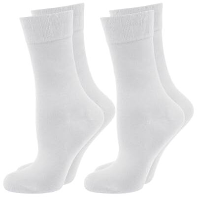 Nur Die Endast 2-pack bambu komfort strumpor dam mjuk komfort linning bambu strumpor, Vit, 38 Nur Die Endast 2-pack bambu komfort strumpor dam mjuk komfort linning bambu strumpor, Vit, 38
