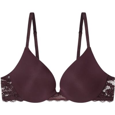 women'secret Push Up BH, Granat BH, 95B, Rödbrun, 95B women'secret Push Up BH, Granat BH, 95B, Rödbrun, 95B