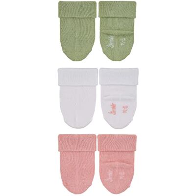 Sterntaler Baby flicka strumpor 3-pack uni bambustrumpor, delikat rosa, 16 Sterntaler Baby flicka strumpor 3-pack uni bambustrumpor, delikat rosa, 16