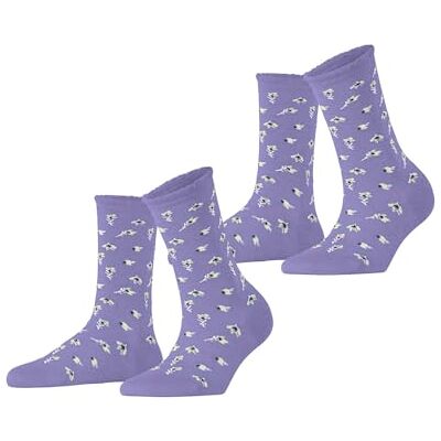 ESPRIT strumpor för kvinnor (2-pack), Lila (Thimble 6996), 35-38 EU ESPRIT strumpor för kvinnor (2-pack), Lila (Thimble 6996), 35-38 EU