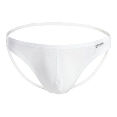 MuscleMate Hot Men's Thong G-String Comfort Underwear Jockstrap Men's Hot Undie (M, White) MuscleMate Hot Men's Thong G-String Comfort Underwear Jockstrap Men's Hot Undie (M, White)