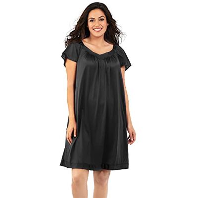 Exquisite Form Nattlinne för kvinnor, Midnattssvart, XL Exquisite Form Nattlinne för kvinnor, Midnattssvart, XL