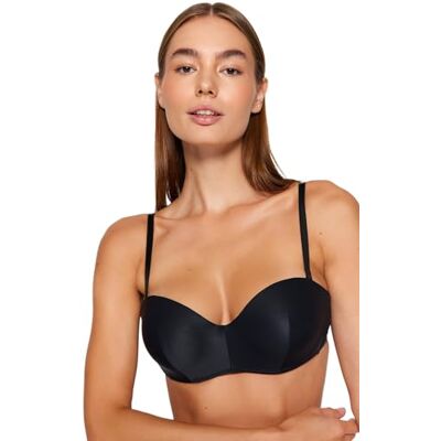 Trendyol Nude push-up hel keps BH, Svart, 90 Trendyol Nude push-up hel keps BH, Svart, 90
