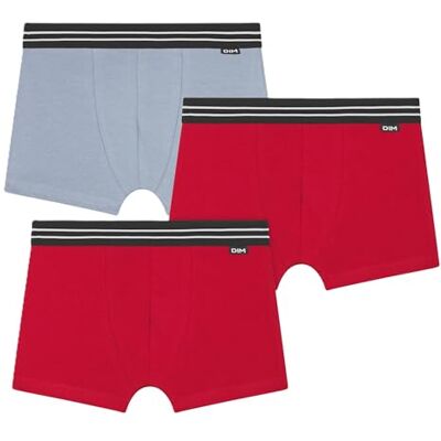 Dim Boxertrosor (set om 3) pojke, Rge Carm/Roug Carm/Bl Prov, 12 �r Dim Boxertrosor (set om 3) pojke, Rge Carm/Roug Carm/Bl Prov, 12 �r