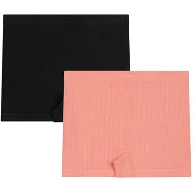 Dim Briefs Girl, Svart/ljus korall, 8 �r Dim Briefs Girl, Svart/ljus korall, 8 �r