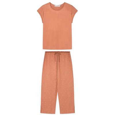 women'secret Pyjamas Capri Spring Soft Touch Spel Kvinna, Medium brun, L women'secret Pyjamas Capri Spring Soft Touch Spel Kvinna, Medium brun, L