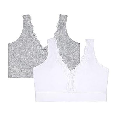 Fruit of the Loom dam Trådlös Bralette Av Bomull Med Full Täckning Heltäcknings-BH Fruit of the Loom dam Trådlös Bralette Av Bomull Med Full Täckning Heltäcknings-BH