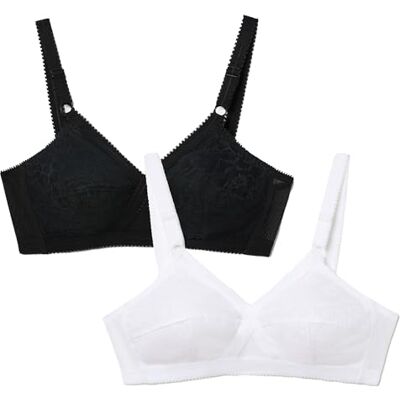 Playtex Klassiskt korshjärta dam bygelfri bh set x 2 Playtex Klassiskt korshjärta dam bygelfri bh set x 2