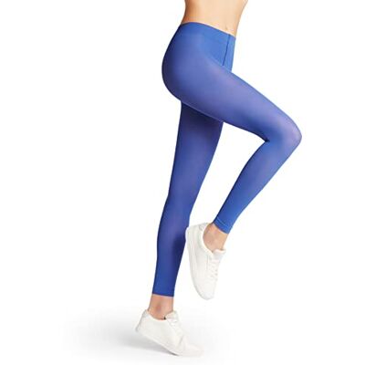 FALKE Damer Pure Matt 50 halv ogenomskinlig 50 DEN hållbar utan mönster 1 st strumpor, blå (Imperial 6065), M-L FALKE Damer Pure Matt 50 halv ogenomskinlig 50 DEN hållbar utan mönster 1 st strumpor, blå (Imperial 6065), M-L