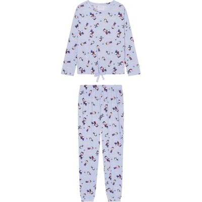 women'secret Lång pyjamas Snoopy Wild Red Collection Pyjama, blå, S för kvinnor women'secret Lång pyjamas Snoopy Wild Red Collection Pyjama, blå, S för kvinnor
