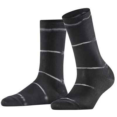 FALKE damstrumpor Wave Bond W So bomull mönstrade 1 par, svart svart 3000, 39-42 FALKE damstrumpor Wave Bond W So bomull mönstrade 1 par, svart svart 3000, 39-42