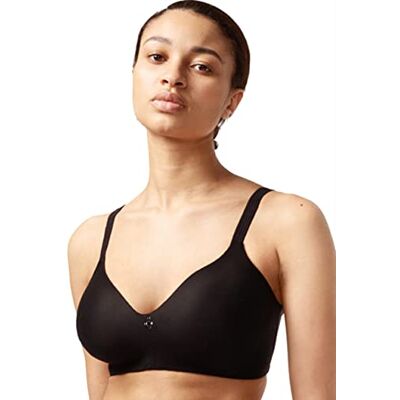 Chantelle Dam C Comfort bygelfri BH, Svart, 80F Chantelle Dam C Comfort bygelfri BH, Svart, 80F