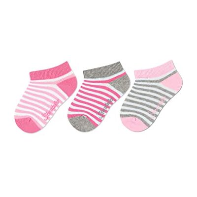 Sterntaler unisex barn Sneaker-sockor. 3-pack Randig Strumpor Sterntaler unisex barn Sneaker-sockor. 3-pack Randig Strumpor