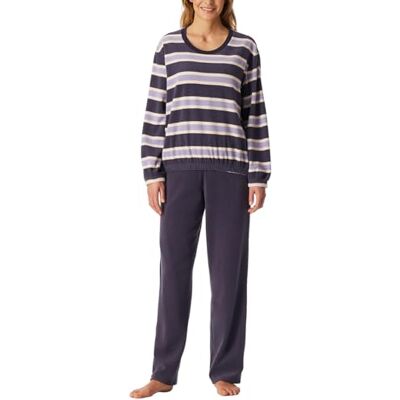 Schiesser Dampyjamas lång frotté varm mysig må-bra-nattkläder pyjamasset, Indigo_183061, 46 Schiesser Dampyjamas lång frotté varm mysig må-bra-nattkläder pyjamasset, Indigo_183061, 46