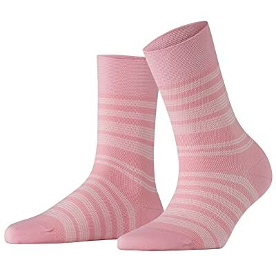 FALKE dam Strumpor Sensitive Sunset Stripe W So lyocell med mjuka toppar 1 par, Rosa Rose 8793, 35-38 FALKE dam Strumpor Sensitive Sunset Stripe W So lyocell med mjuka toppar 1 par, Rosa Rose 8793, 35-38