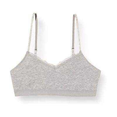 LMTD Flickor Nlfrie bralette underkläder, Grå melange, 158/164 cm LMTD Flickor Nlfrie bralette underkläder, Grå melange, 158/164 cm