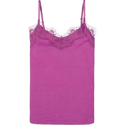 Garcia Dam singlet linne skjorta, äng mauve, XS Garcia Dam singlet linne skjorta, äng mauve, XS
