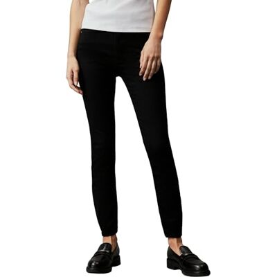 Calvin jeans dam hög midja supersmala ankelbyxor, Denimsvart, 62 SE Calvin jeans dam hög midja supersmala ankelbyxor, Denimsvart, 62 SE