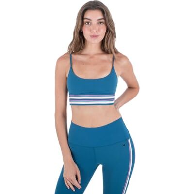 Hurley sport topp kvinnor Sidorand blågrön Hurley sport topp kvinnor Sidorand blågrön